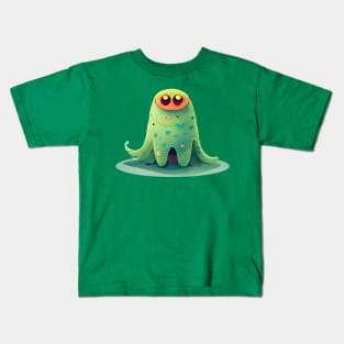 Green Jelly Monster Kids T-Shirt